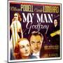 My Man Godfrey, Carole Lombard, William Powell, 1936-null-Mounted Art Print