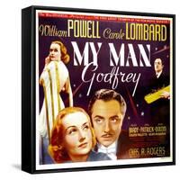 My Man Godfrey, Carole Lombard, William Powell, 1936-null-Framed Stretched Canvas