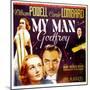 My Man Godfrey, Carole Lombard, William Powell, 1936-null-Mounted Art Print