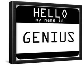 My Name Is Genius-null-Framed Poster