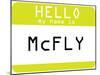 My Name Is Mcfly-null-Mounted Poster