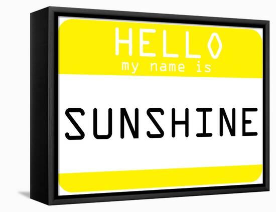 My Name Is Sunshine-null-Framed Stretched Canvas