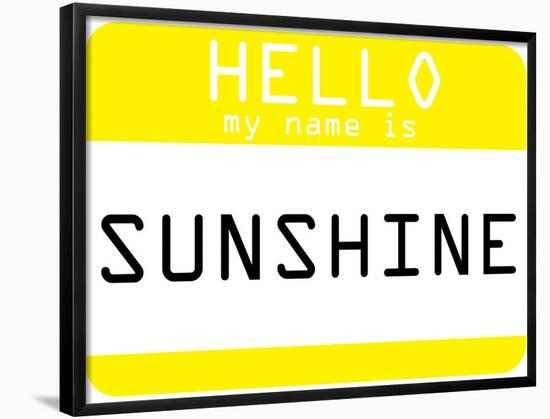 My Name Is Sunshine-null-Framed Poster