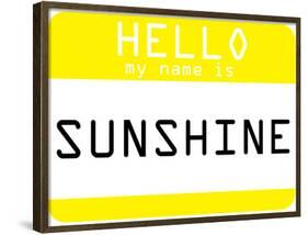 My Name Is Sunshine-null-Framed Poster