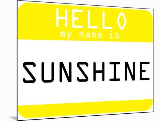 My Name Is Sunshine-null-Mounted Poster