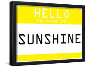 My Name Is Sunshine-null-Framed Poster