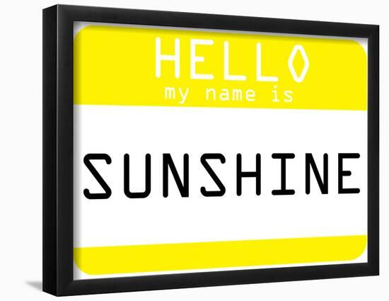 My Name Is Sunshine-null-Framed Poster