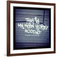 My New York Min-Banksy-Framed Giclee Print