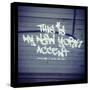 My New York Min-Banksy-Stretched Canvas
