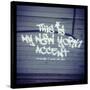 My New York Min-Banksy-Stretched Canvas