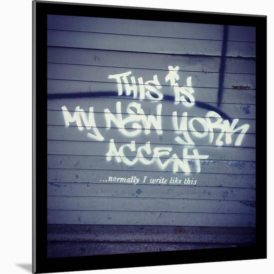 My New York Min-Banksy-Mounted Giclee Print