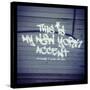 My New York Min-Banksy-Stretched Canvas