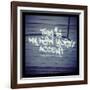 My New York Min-Banksy-Framed Giclee Print