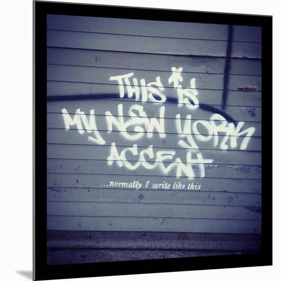 My New York Min-Banksy-Mounted Giclee Print