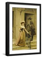 My Next-Door Neighbour, 1894-Edmund Blair Leighton-Framed Giclee Print