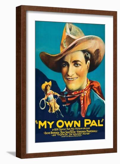 My Own Pal-null-Framed Art Print