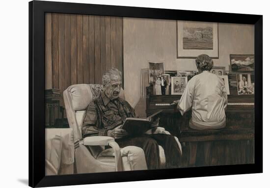 My Parents in the Living Room, 2011-Max Ferguson-Framed Premium Giclee Print