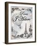 My Paris 4-Tina Epps-Framed Art Print