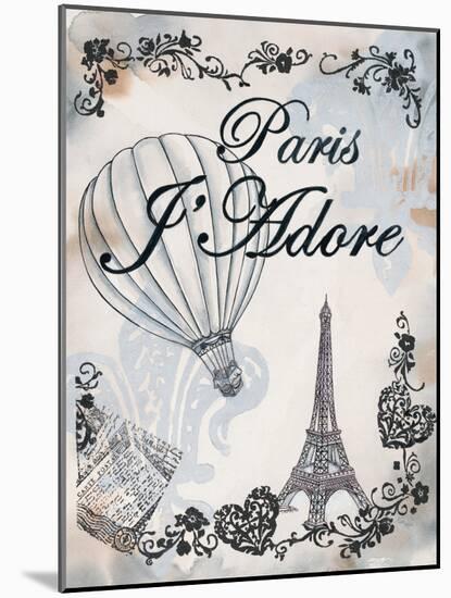 My Paris 4-Tina Epps-Mounted Art Print