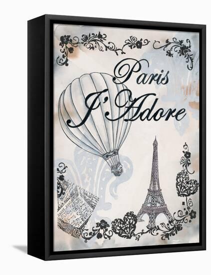 My Paris 4-Tina Epps-Framed Stretched Canvas