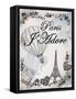 My Paris 4-Tina Epps-Framed Stretched Canvas