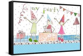 My Party-Effie Zafiropoulou-Framed Stretched Canvas