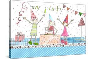 My Party-Effie Zafiropoulou-Stretched Canvas