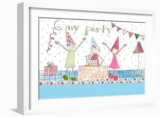 My Party-Effie Zafiropoulou-Framed Giclee Print