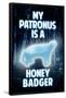 My Patronus is a Honey Badger Humor Poster-null-Framed Poster