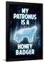 My Patronus is a Honey Badger Humor Poster-null-Framed Poster