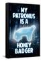 My Patronus is a Honey Badger Humor-null-Framed Stretched Canvas