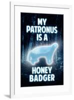 My Patronus is a Honey Badger Humor-null-Framed Art Print