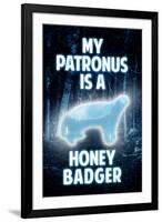 My Patronus is a Honey Badger Humor-null-Framed Art Print