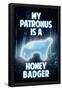 My Patronus is a Honey Badger Humor-null-Framed Poster