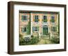 My Pink Italian Villa-Marilyn Dunlap-Framed Art Print