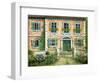 My Pink Italian Villa-Marilyn Dunlap-Framed Art Print