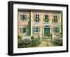 My Pink Italian Villa-Marilyn Dunlap-Framed Art Print