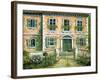 My Pink Italian Villa-Marilyn Dunlap-Framed Art Print