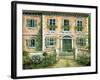 My Pink Italian Villa-Marilyn Dunlap-Framed Art Print