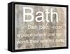 My Place of Bath-Sheldon Lewis-Framed Stretched Canvas