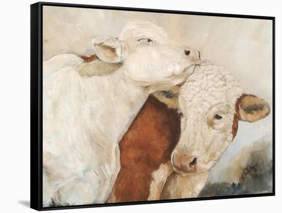 My Place or Yours II-Kathy Winkler-Framed Stretched Canvas