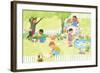 My Playtime Garden - Turtle-Kathryn Mitter-Framed Giclee Print