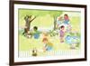 My Playtime Garden - Turtle-Kathryn Mitter-Framed Giclee Print