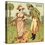 My pretty maid-Walter Crane-Stretched Canvas