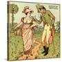 My pretty maid-Walter Crane-Stretched Canvas