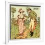 My pretty maid-Walter Crane-Framed Giclee Print