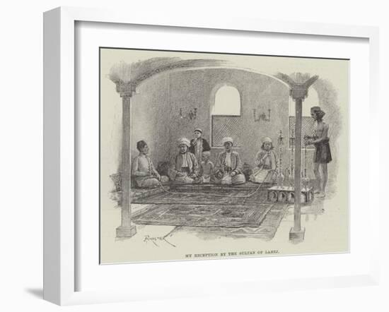 My Reception by the Sultan of Lahej-Amedee Forestier-Framed Giclee Print