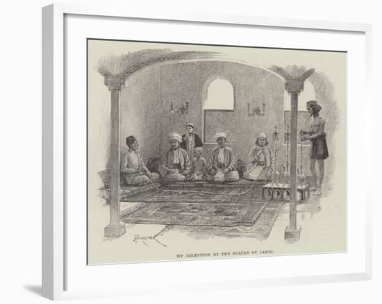 My Reception by the Sultan of Lahej-Amedee Forestier-Framed Giclee Print