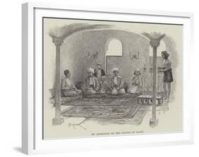 My Reception by the Sultan of Lahej-Amedee Forestier-Framed Giclee Print