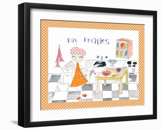 My Recipies-Effie Zafiropoulou-Framed Giclee Print